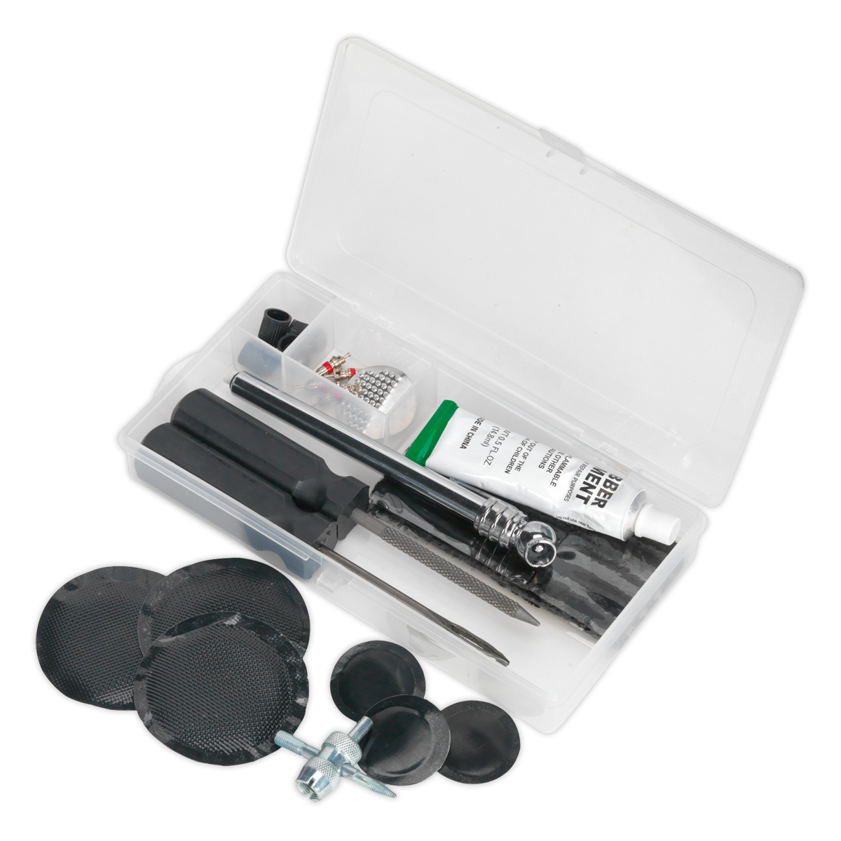 Sealey TST09 Temporary Puncture Repair & Service Kit