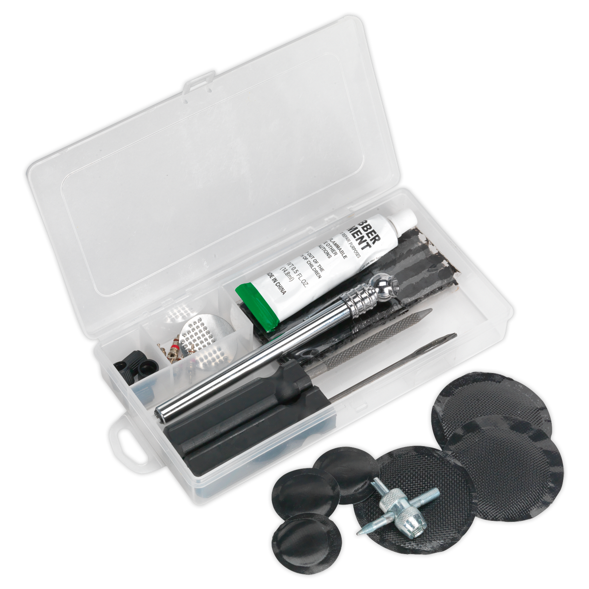 Sealey TST09 Temporary Puncture Repair & Service Kit