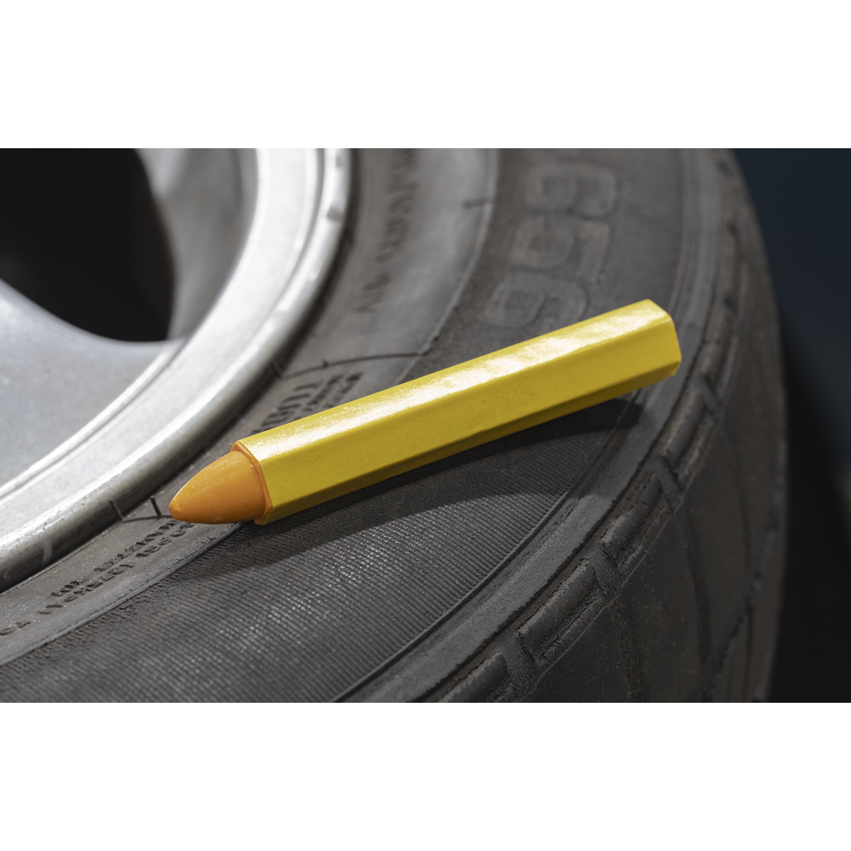 Sealey TST14 Tyre Marking Crayon - Yellow Pack of 6