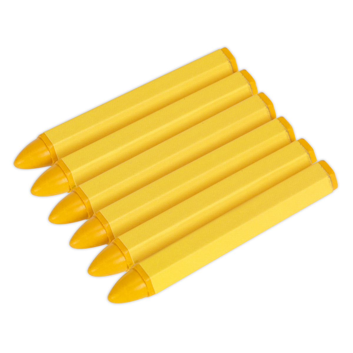 Sealey TST14 Tyre Marking Crayon - Yellow Pack of 6
