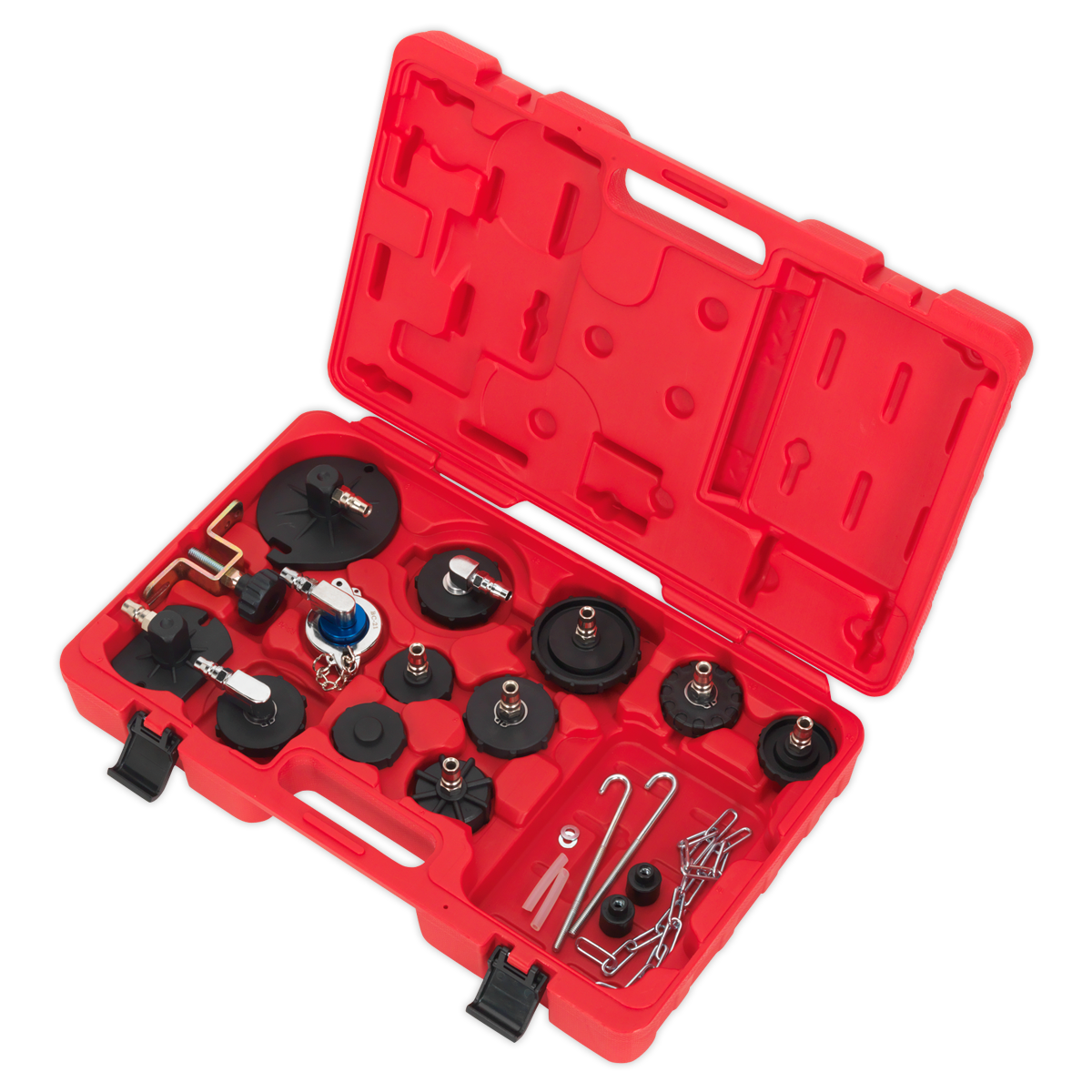 Sealey VS0204B Brake & Clutch Bleeder Cap Set