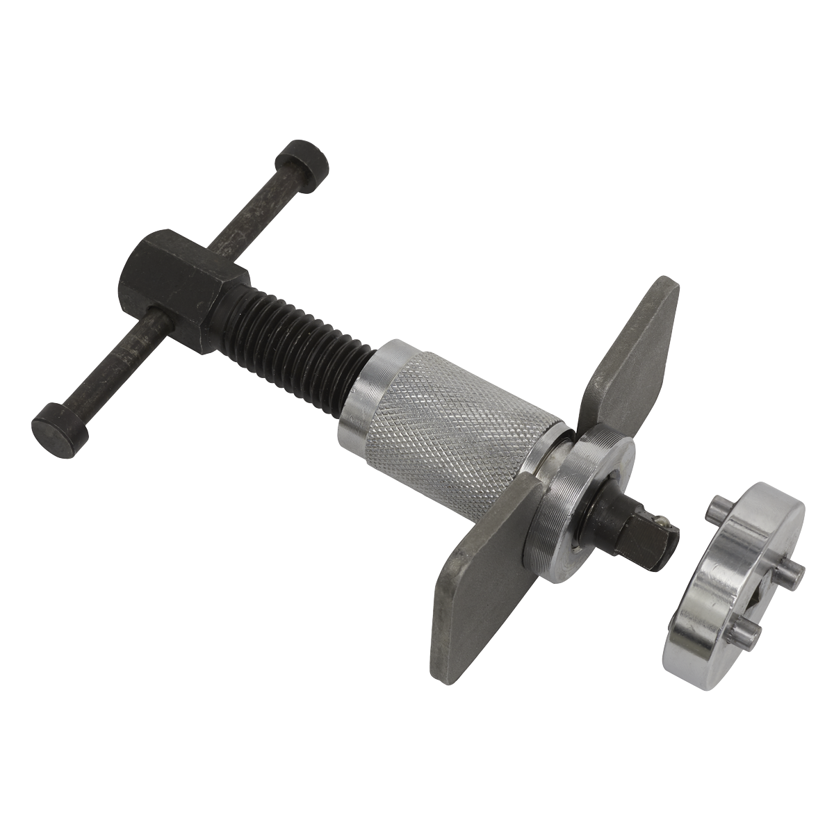 Sealey VS0247 Brake Piston Wind-Back Tool with Double Adaptor Left-Handed