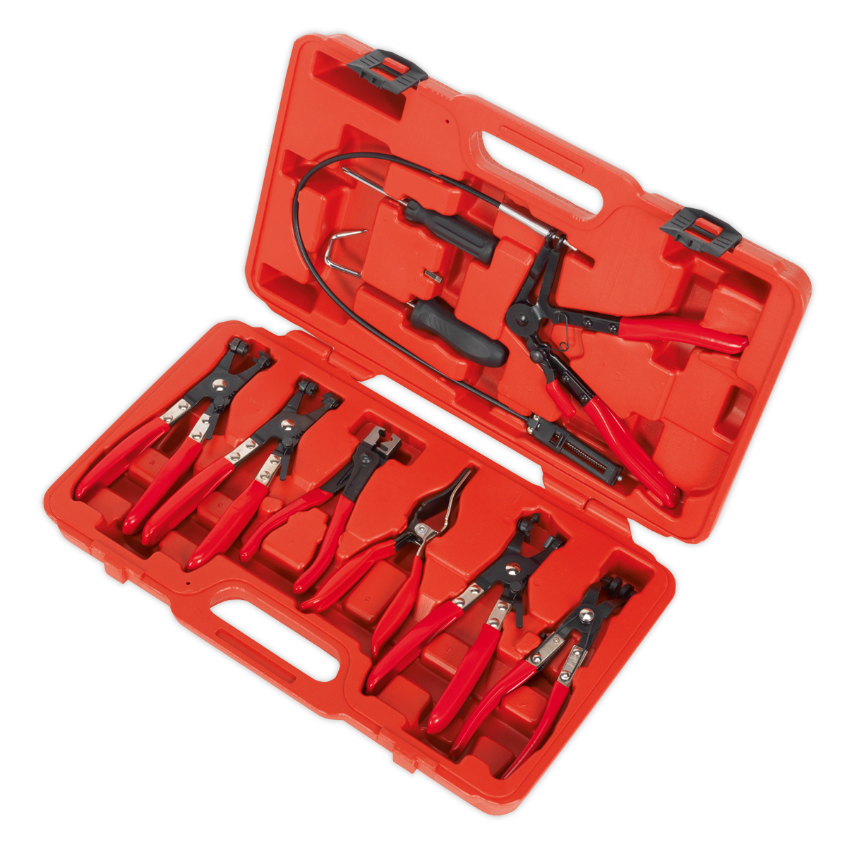 Sealey VS1662 Hose Clip Removal Tool Set 9pc