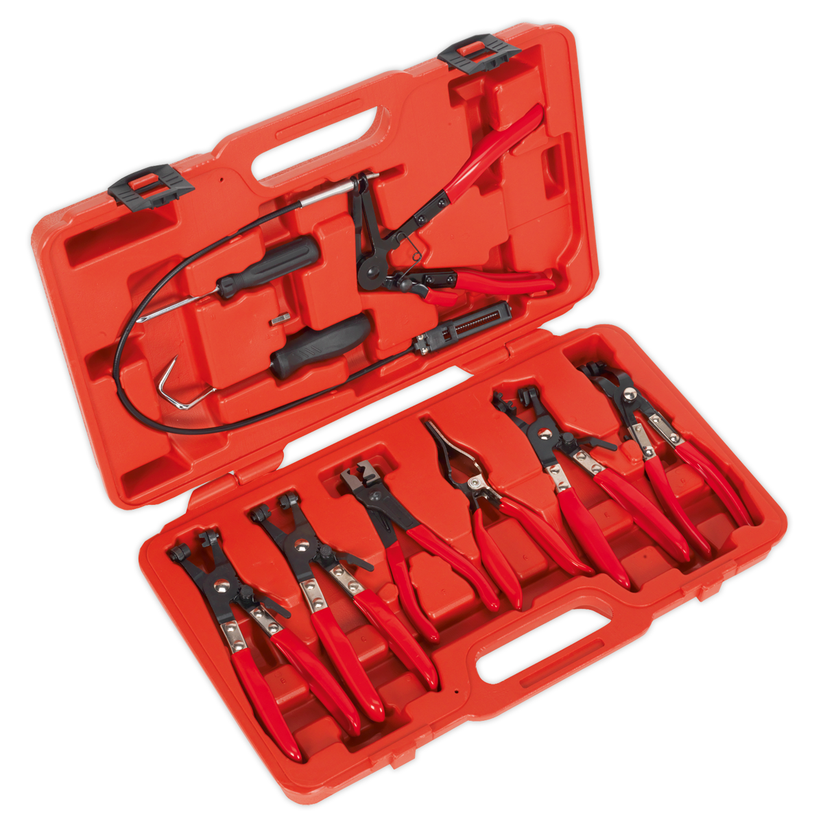 Sealey VS1662 Hose Clip Removal Tool Set 9pc