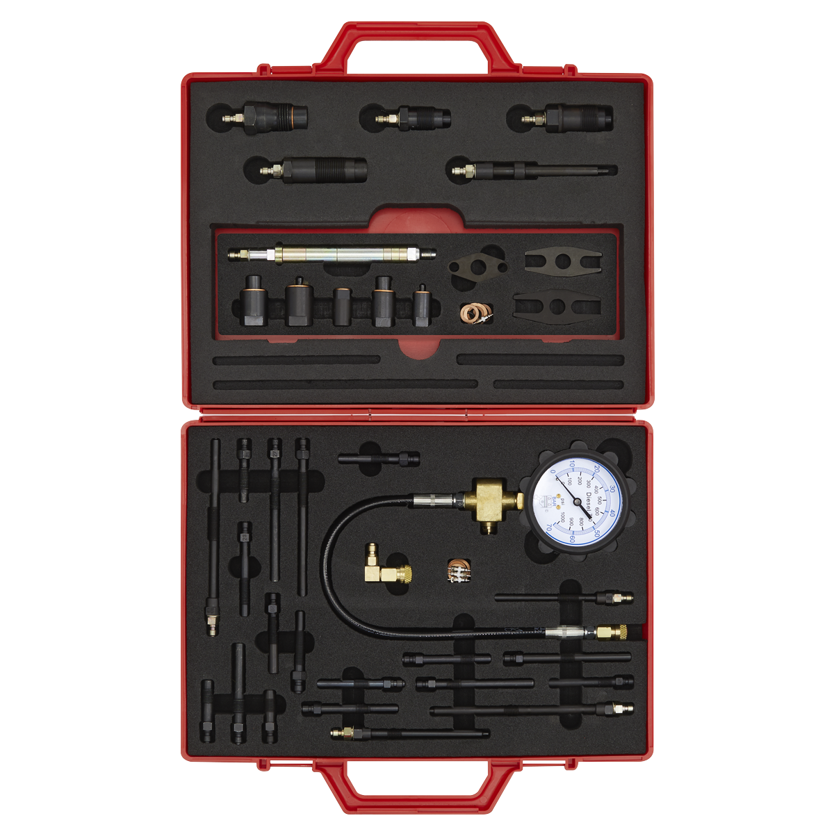 Sealey VS2044 Diesel Engine Compression Test Kit - Master