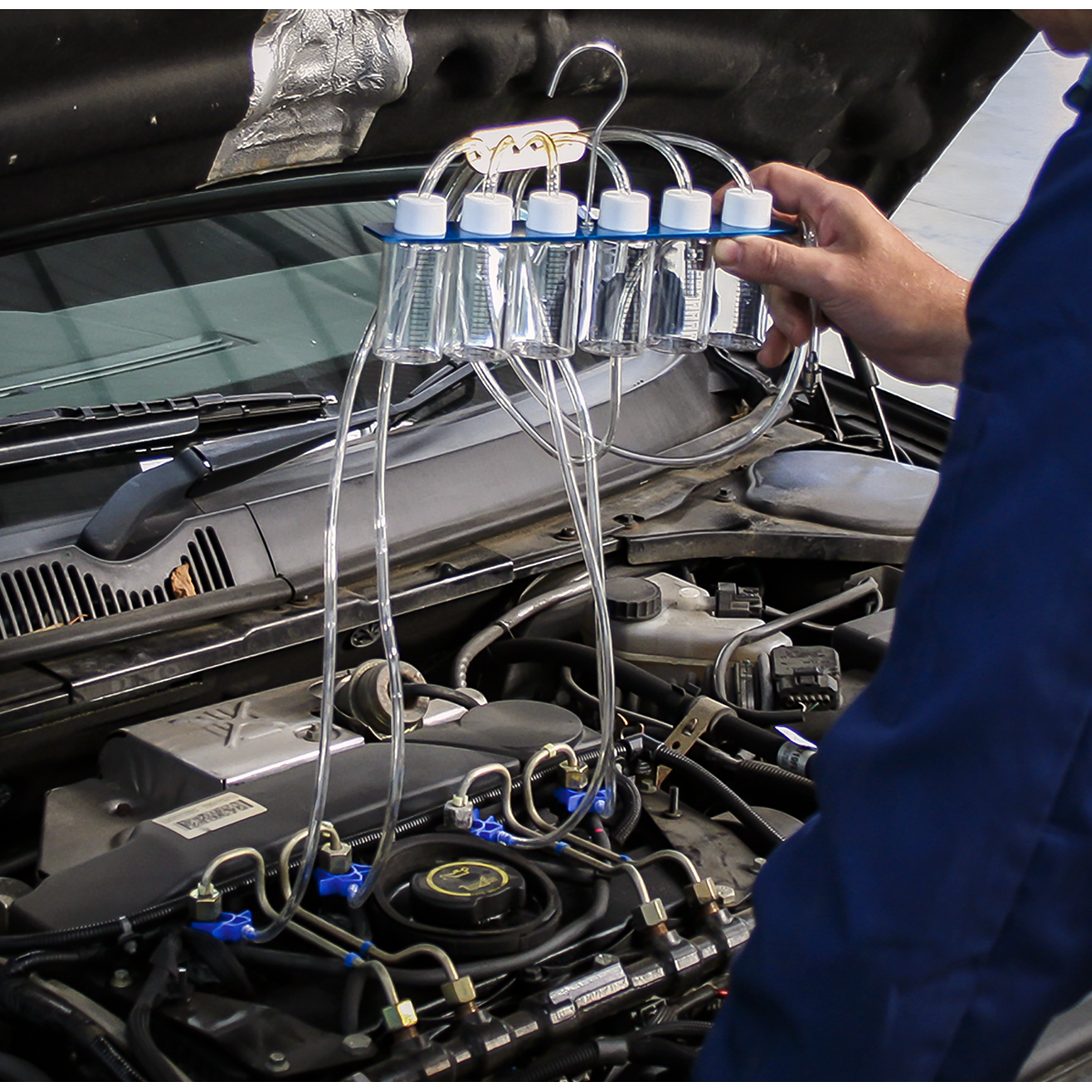 Sealey VS2048 Diesel Injection Leak Back Master Kit - Bosch/Delphi/Denso