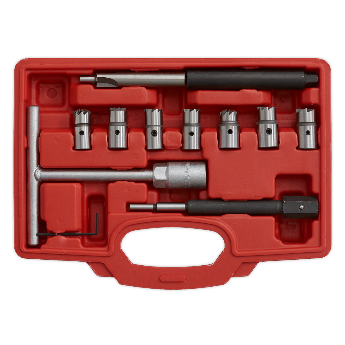 Sealey VS2055 Diesel Injector Seat Cleaner Set 10pc