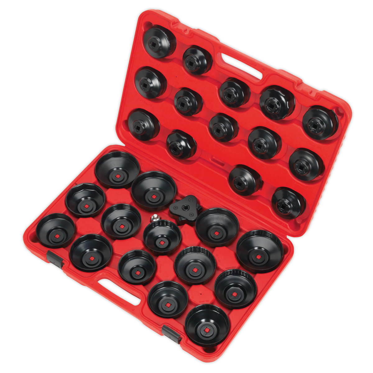 Sealey VS7006 Oil Filter Cap Wrench Set 30pc