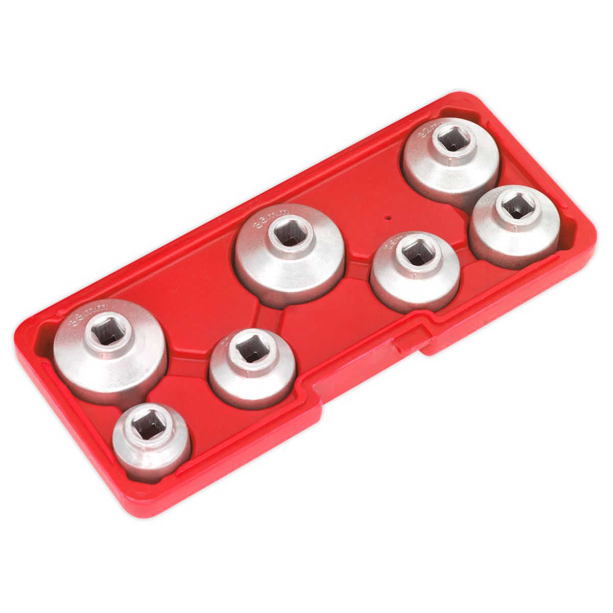 Sealey VS7008 Oil Filter Cap Wrench Set 7pc