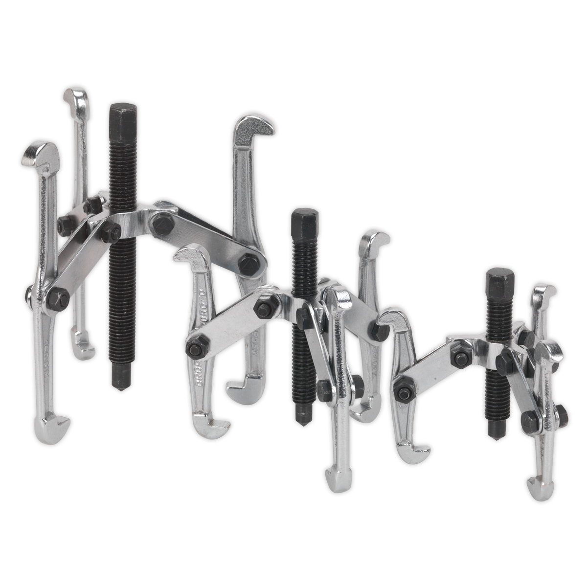 Sealey VS77 Triple Leg Gear Reversible Puller Set 3pc