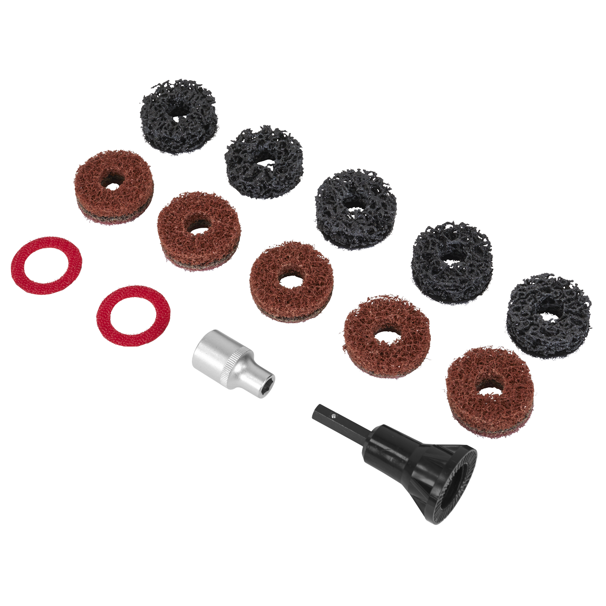Sealey VS8002 Stud Hub Cleaner 14pc