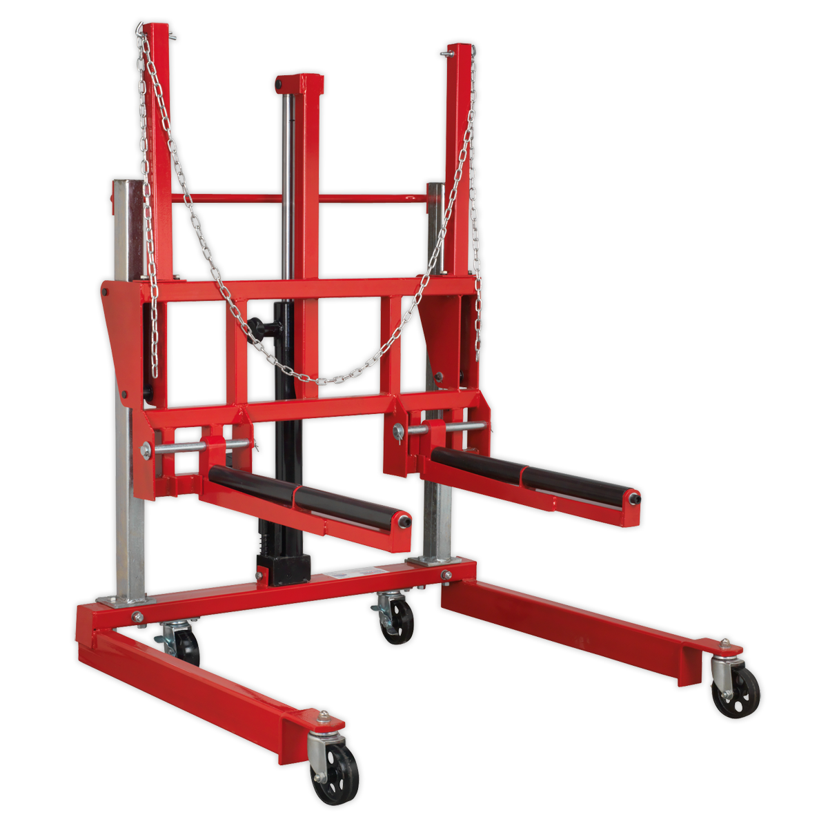 Sealey W508T Wheel Removal Trolley 500kg Adjustable Width