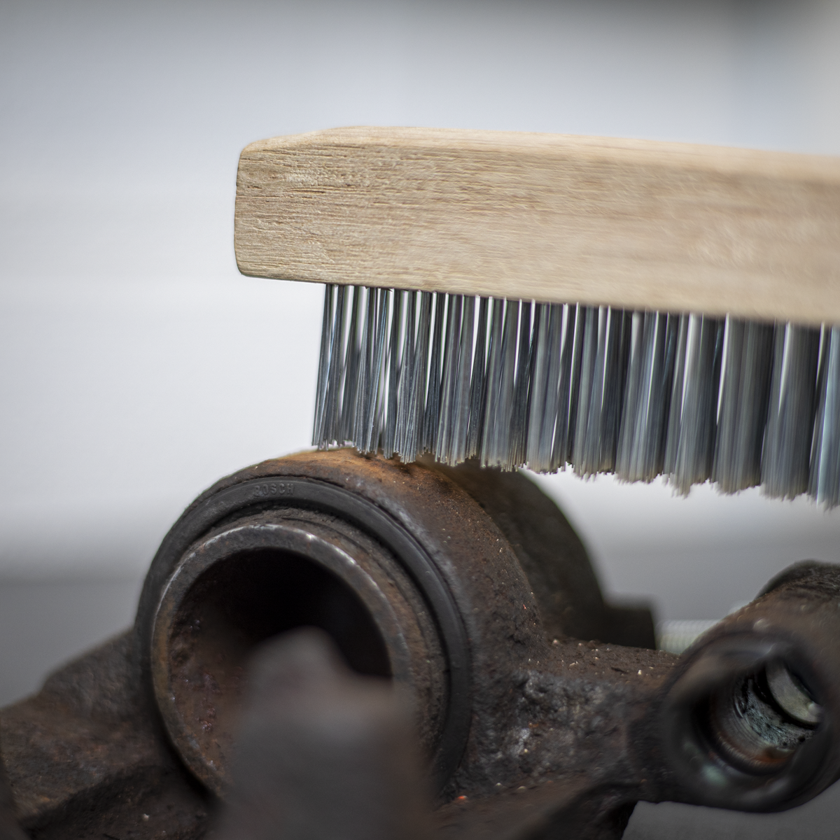 Sealey WB02 Engineer€™s Wire Brush with Steel Fill 260mm