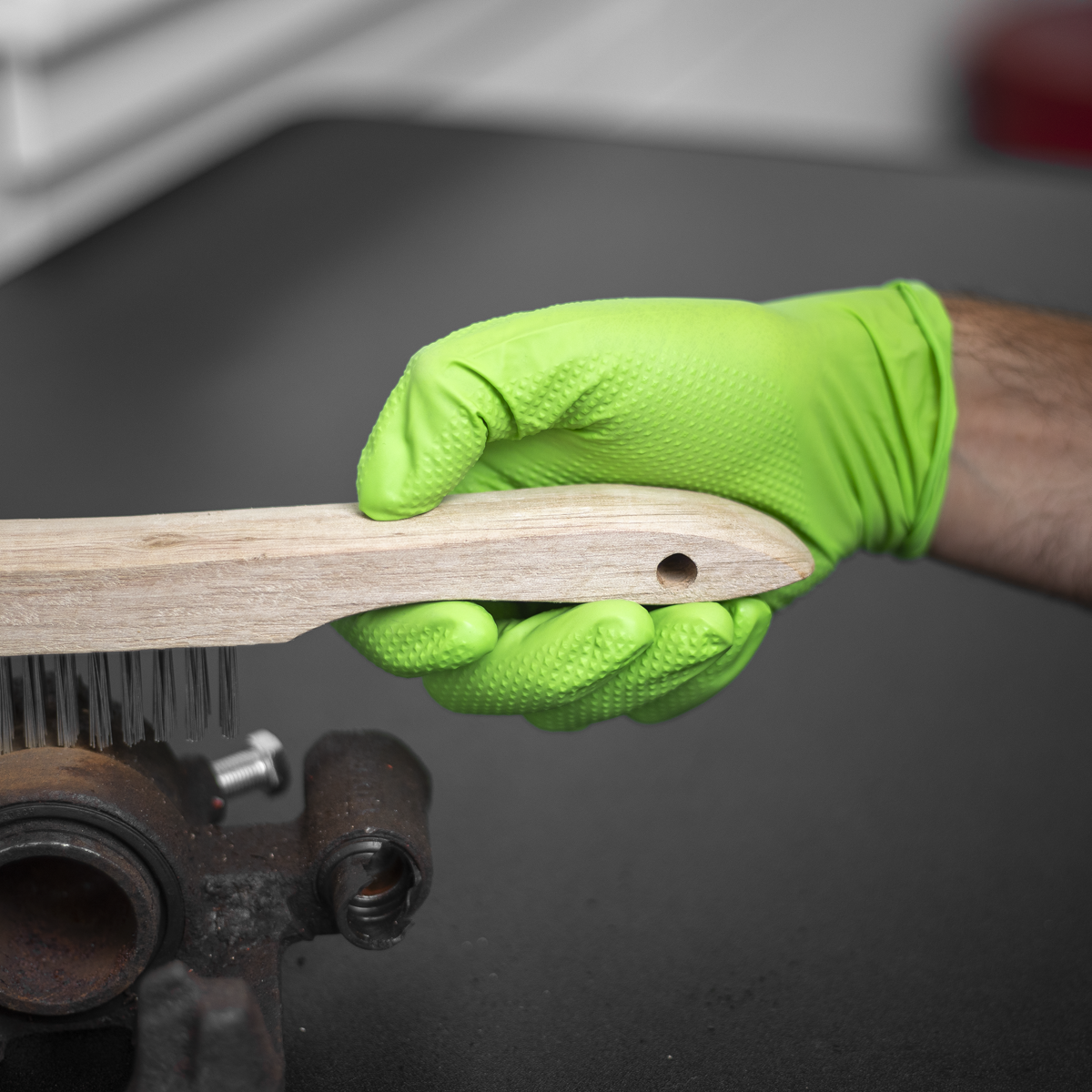 Sealey WB02 Engineer€™s Wire Brush with Steel Fill 260mm