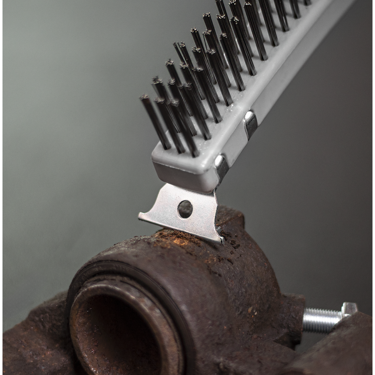 Sealey WB105 Wire Brush with Stainless Steel Fill & Scraper