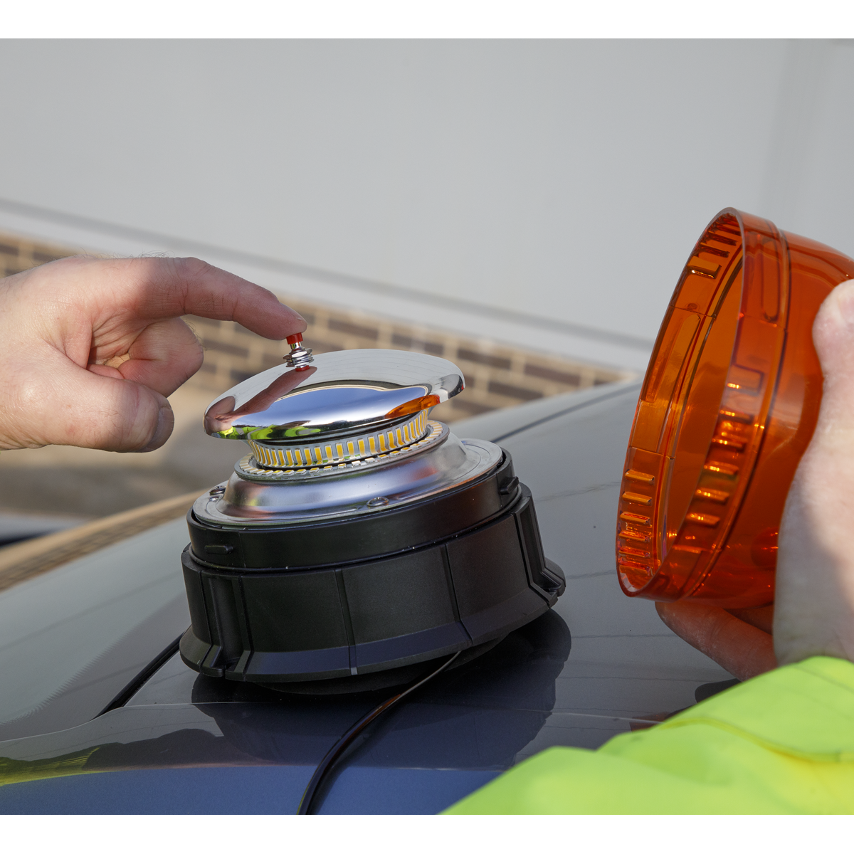 Sealey WB954LED Warning Beacon 45 LED 12/24V Magnetic Base