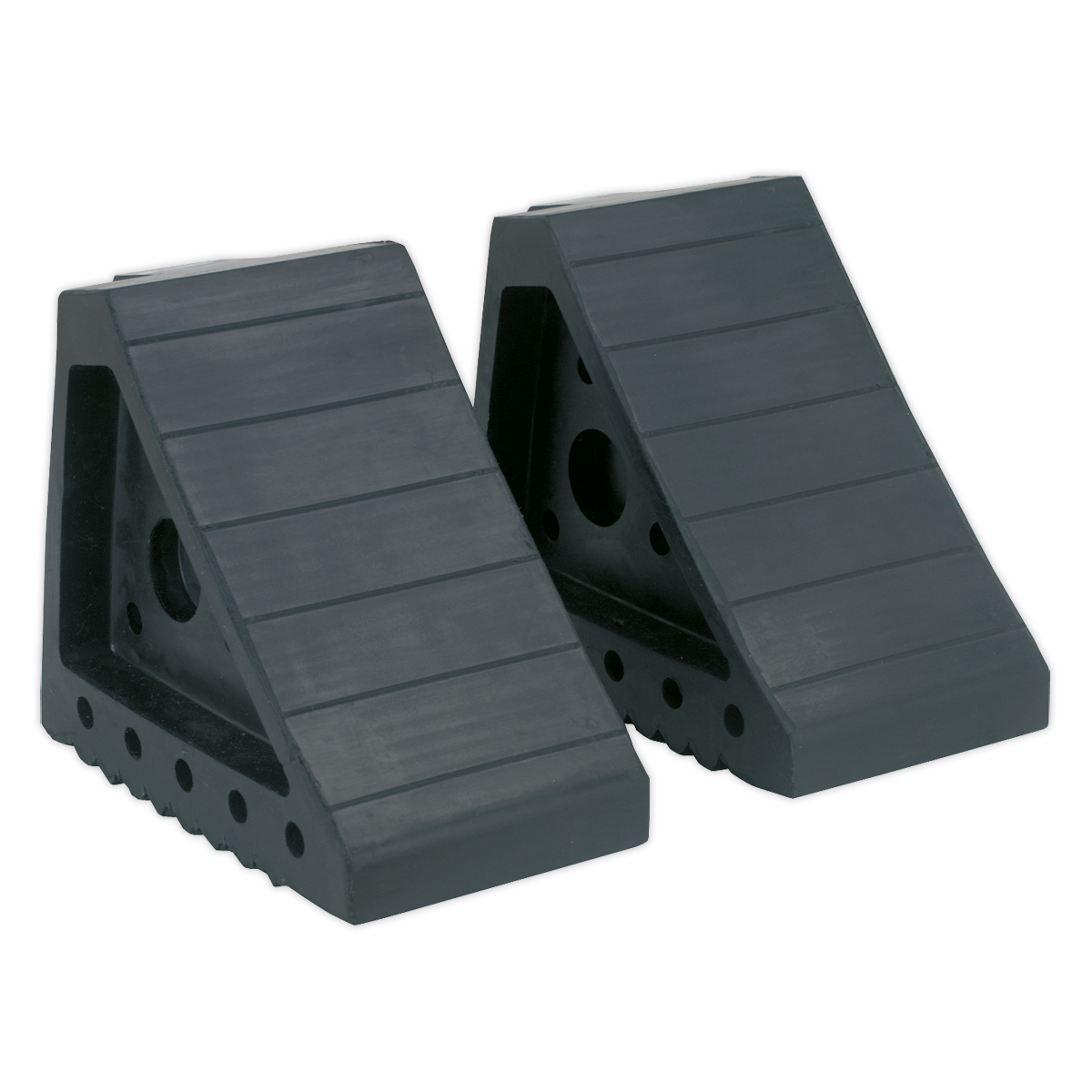 Sealey WC01 Rubber Wheel Chocks 1.8kg - Pair