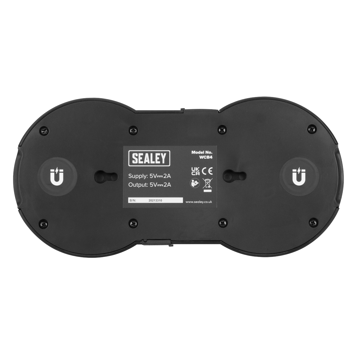 Sealey WCB4 Wireless Charging Base Double 5V-2A