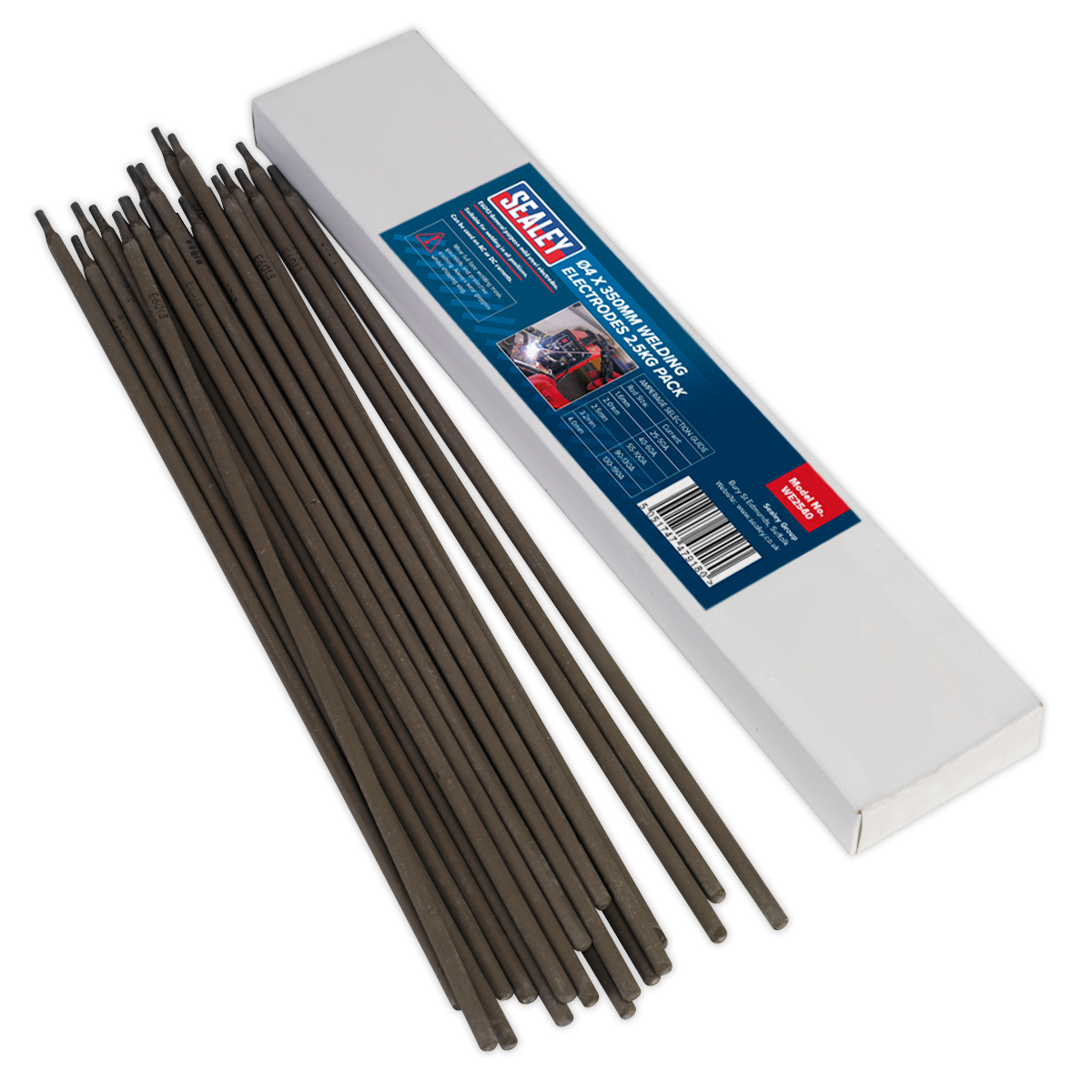 Sealey WE2540 Welding Electrodes 4 x 350mm 2.5kg Pack
