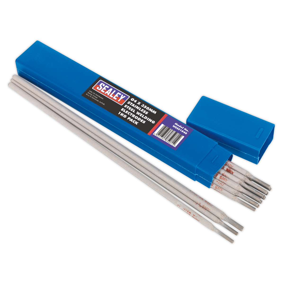 Sealey WESS1040 Welding Electrodes Stainless Steel Ø4 x 350mm 1kg Pack