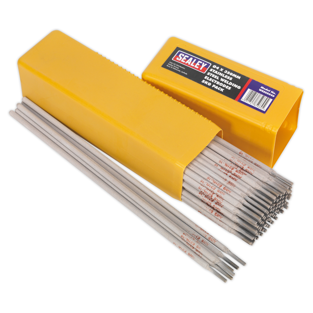 Sealey WESS5040 Welding Electrodes Stainless Steel Ø4 x 350mm 5kg Pack