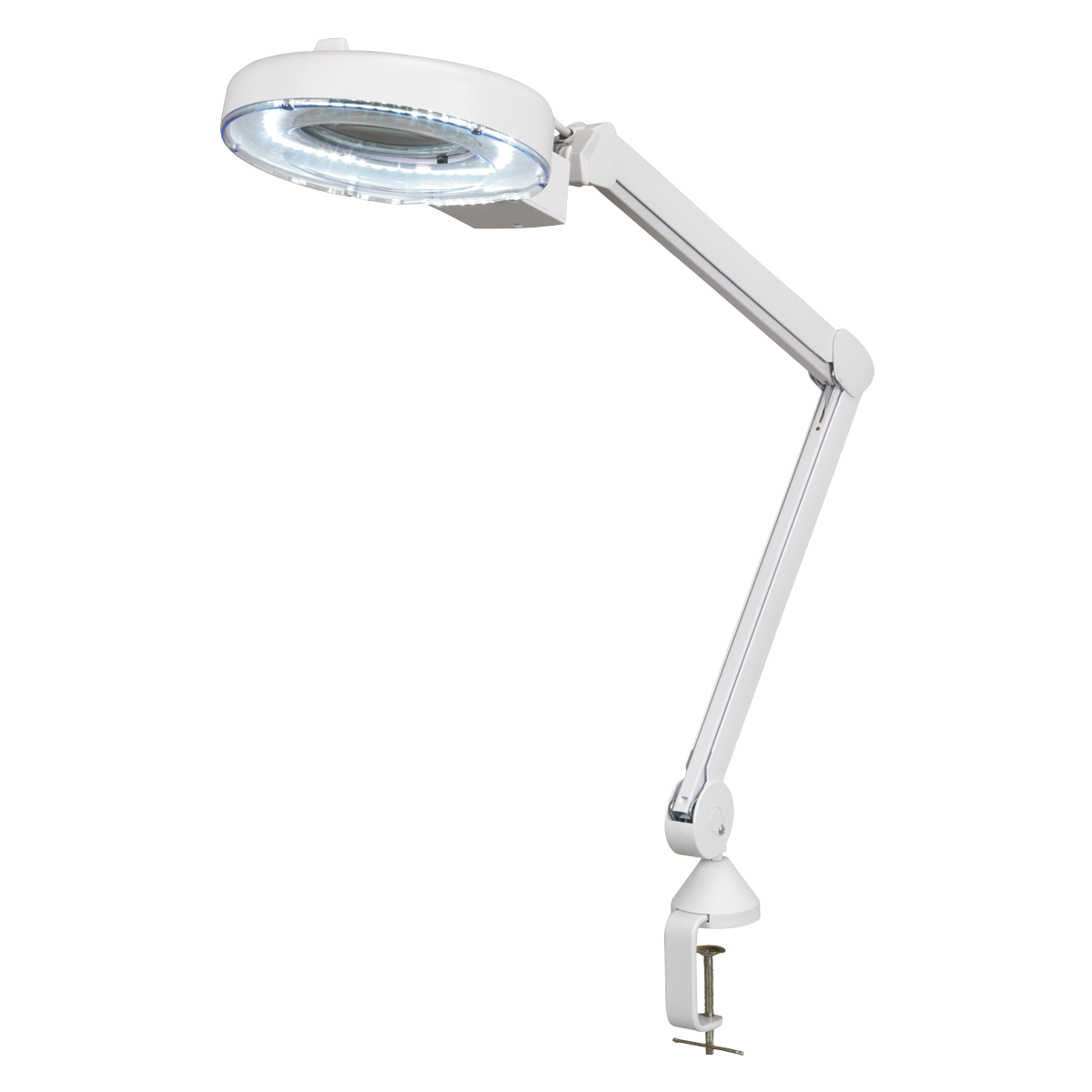 Sealey WL483D Bench Mounting Magnifying Worklight 48 SMD LED 230V