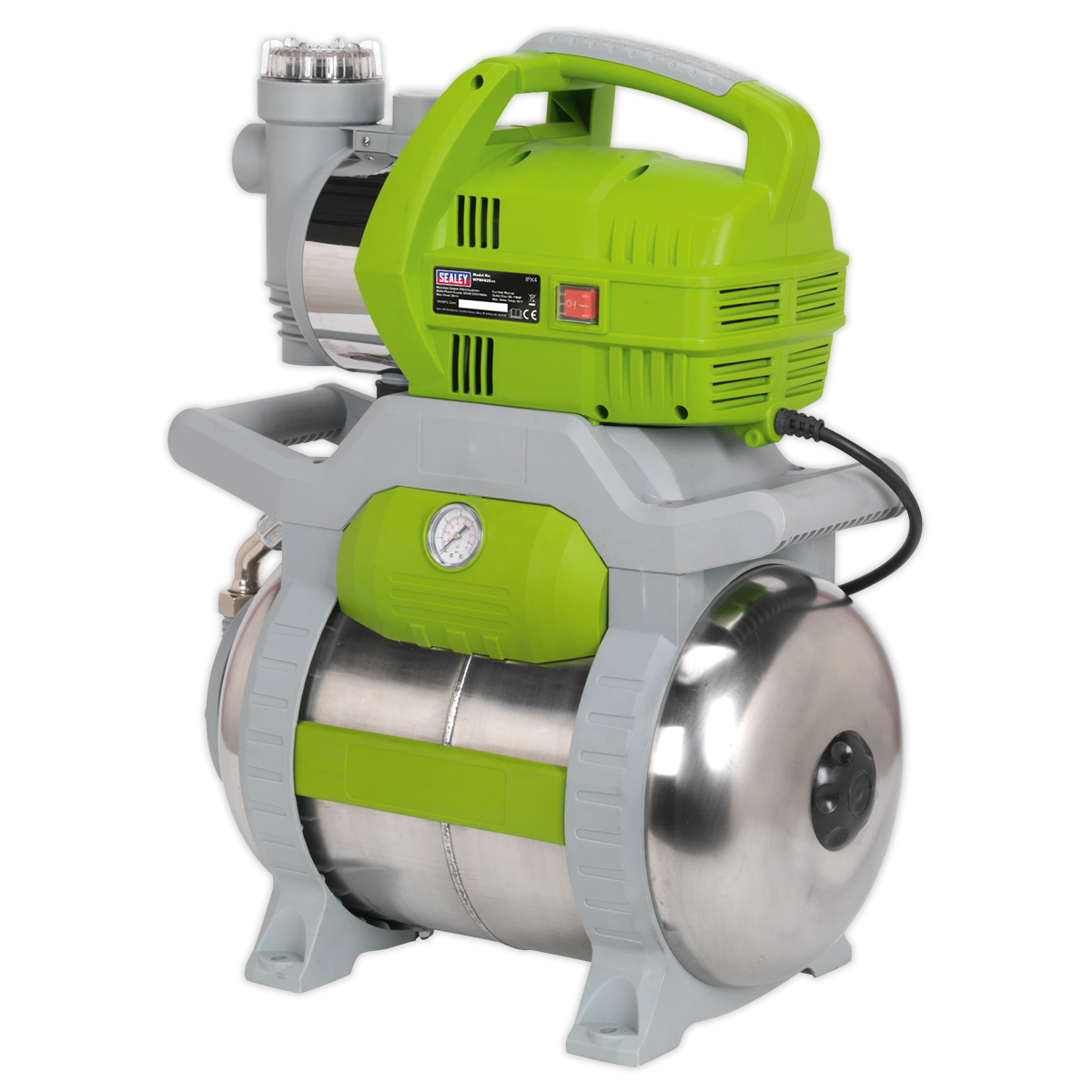 Sealey WPB062S Surface Mounting Booster Pump Stainless Steel 55L/min 230V