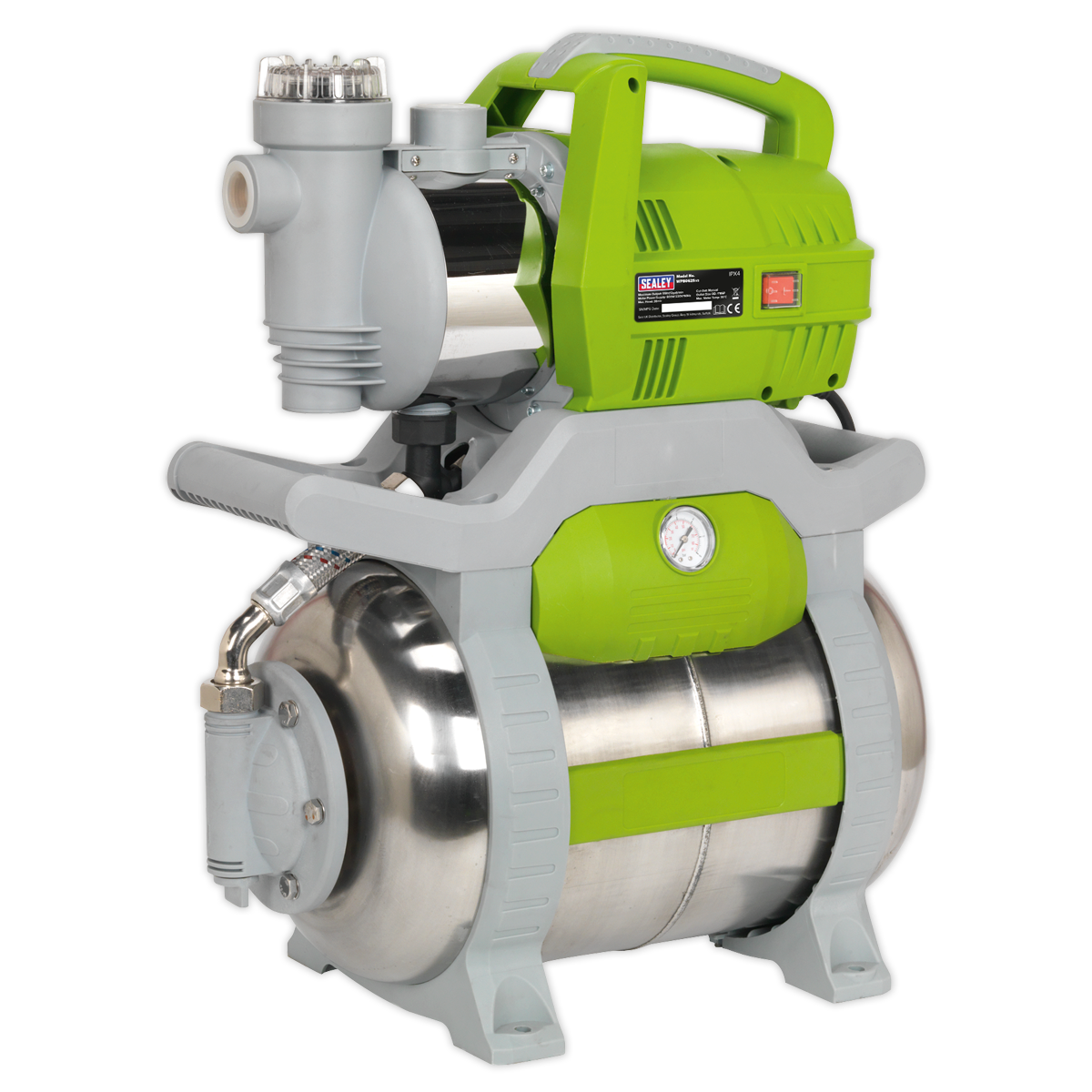 Sealey WPB062S Surface Mounting Booster Pump Stainless Steel 55L/min 230V