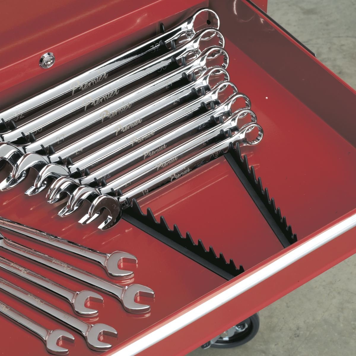 Sealey WR01 Sharks Teeth Spanner Rack 2pc