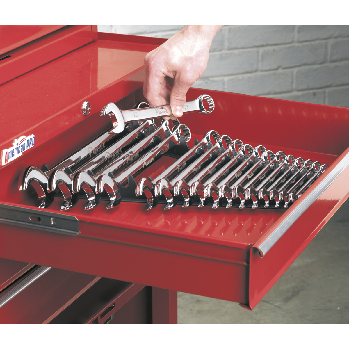 Sealey WR01 Sharks Teeth Spanner Rack 2pc