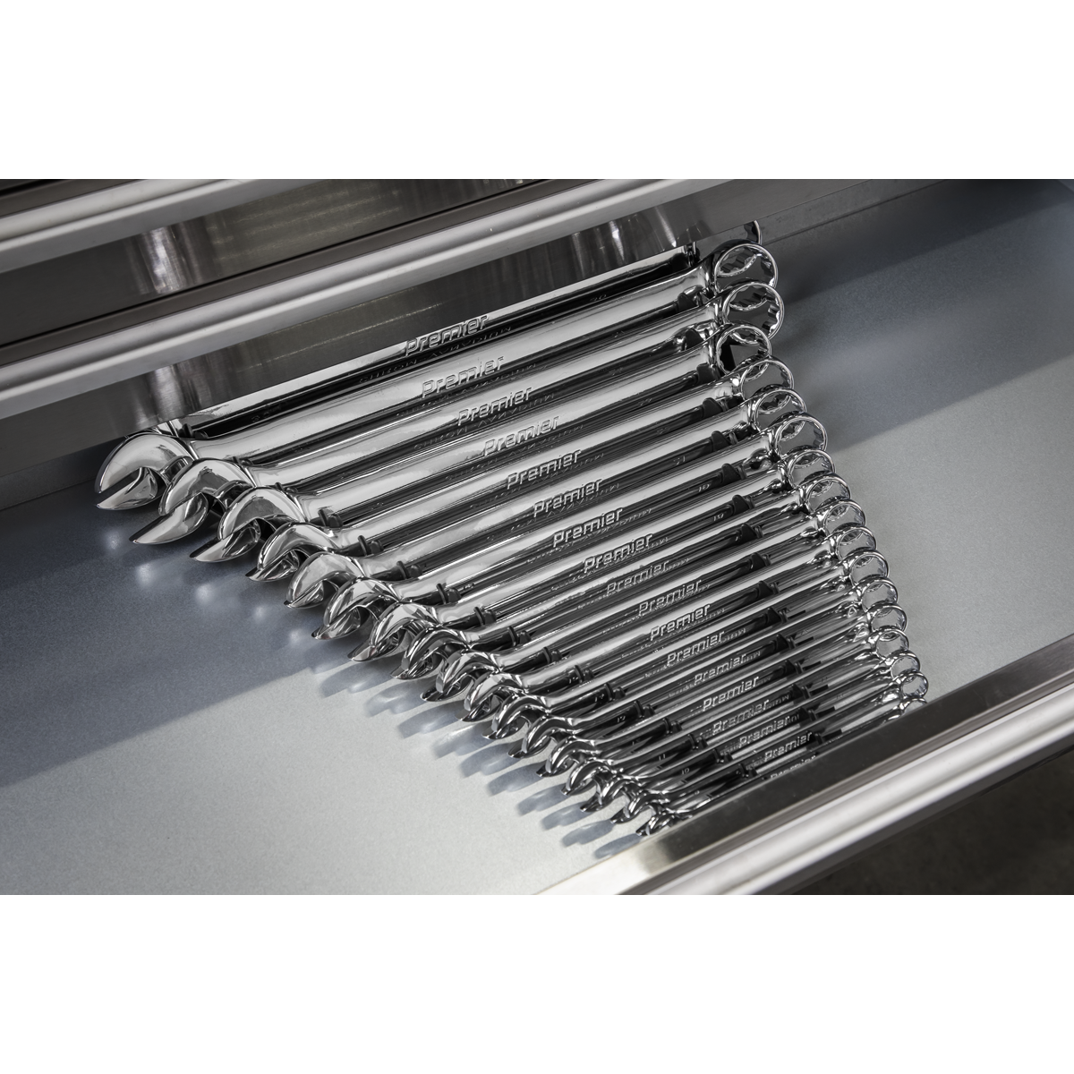 Sealey WR01 Sharks Teeth Spanner Rack 2pc