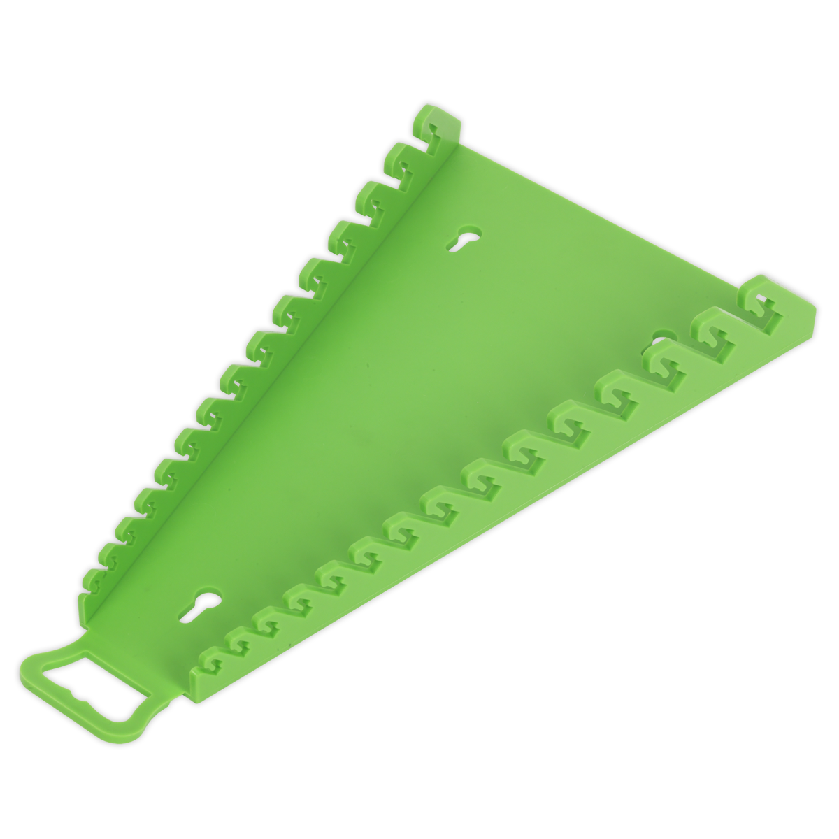 Sealey WR09HV Reverse Spanner Rack Capacity 15 Spanners Hi-Vis Green