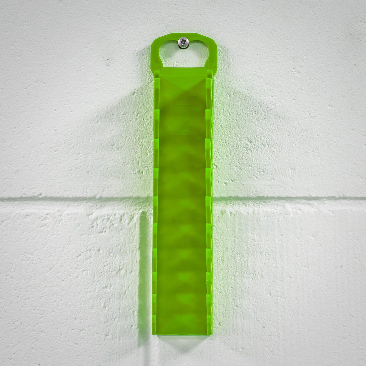 Sealey WR10HV Spanner Rack Capacity 10 Stubby Spanners Hi-Vis Green
