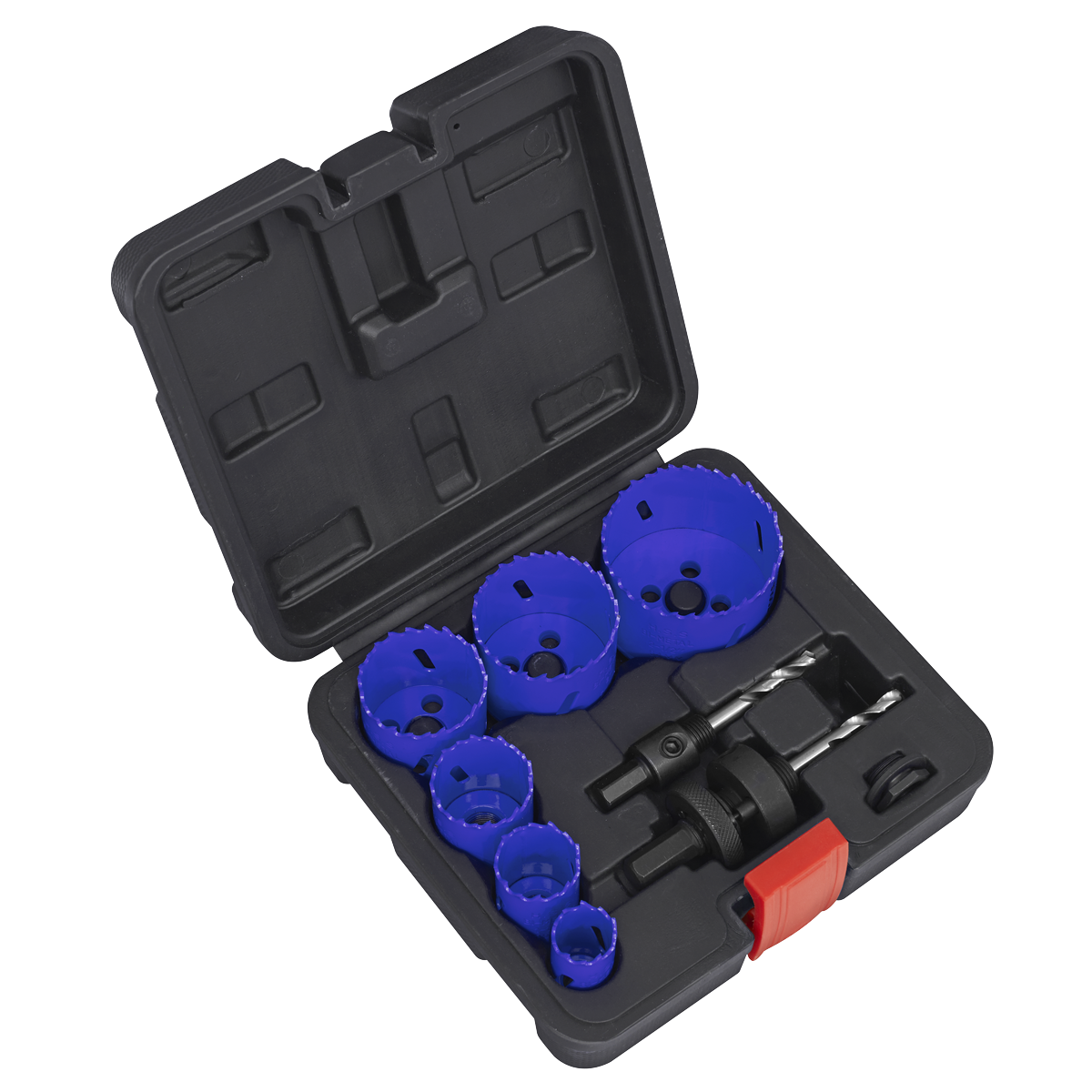 Sealey WSEHSK Electrician's Hole Saw Kit 9pc