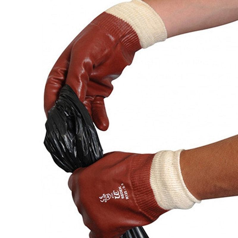 Ultimate Redek R125 PVC Knitted Wrist Safety Gloves - Size 10