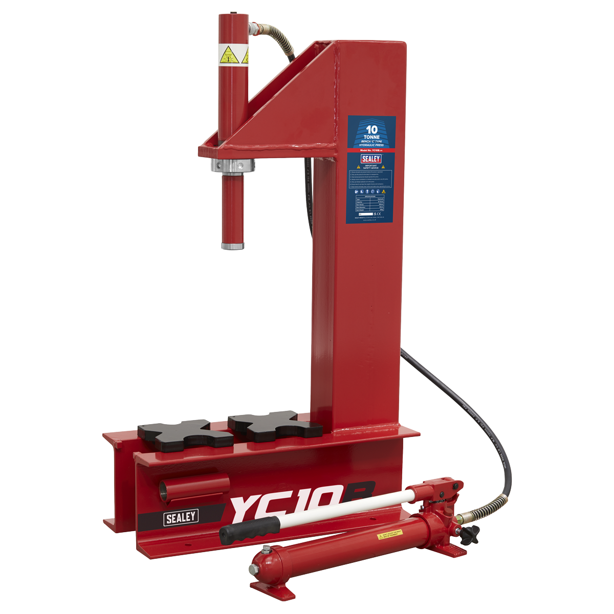 Sealey YC10B Hydraulic Press 10 Tonne Bench 'C' Type