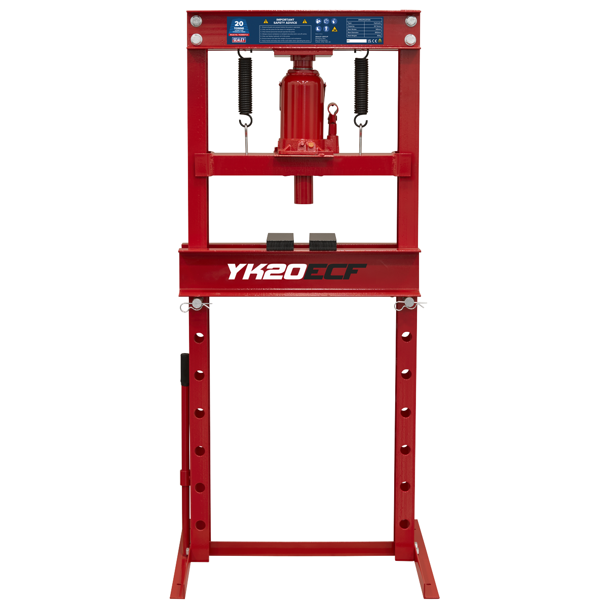 Sealey YK20ECF Hydraulic Floor Type Press 20 Tonne