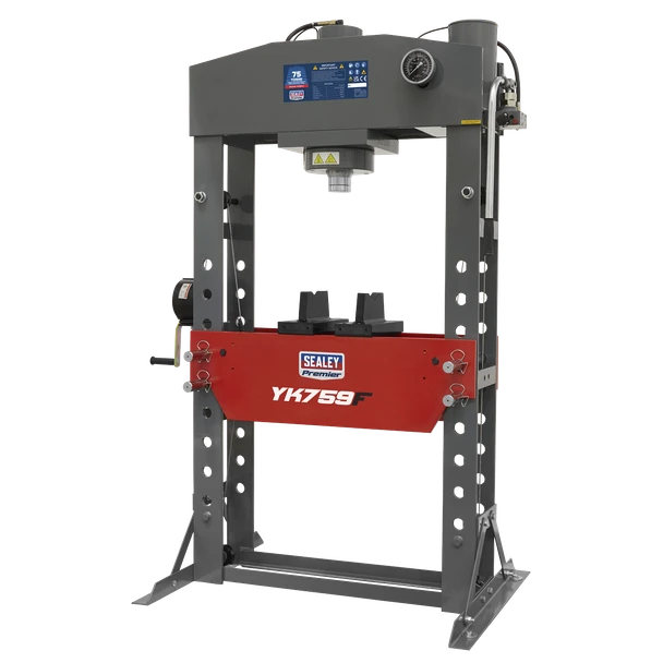 Sealey YK759F Premier Hydraulic Floor Type Press 75 Tonne