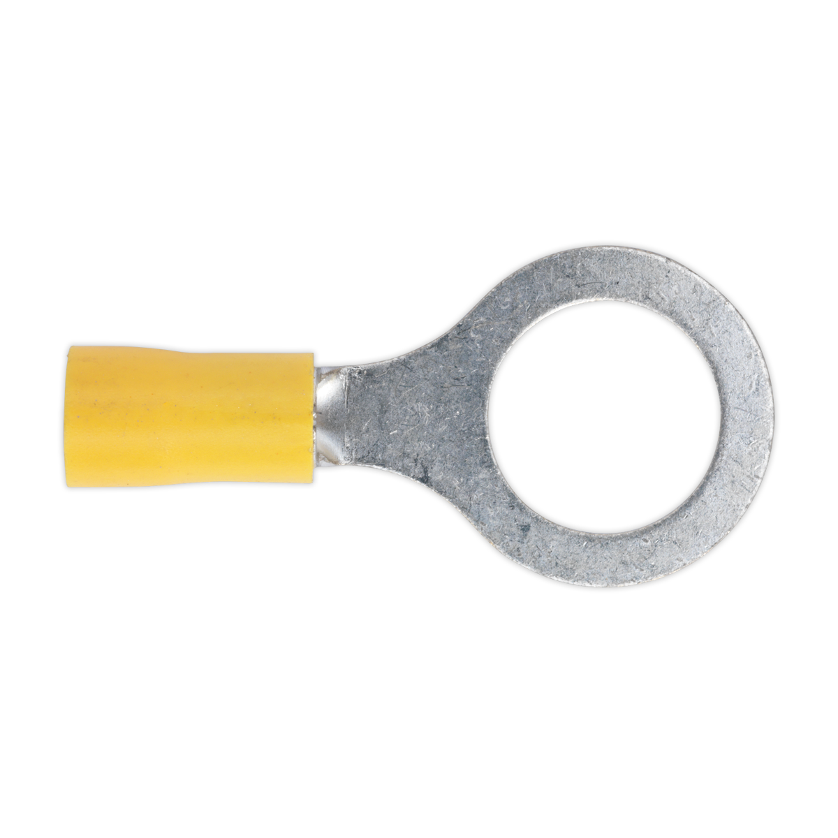 Sealey YT17 Easy-Entry Ring Terminal Ø13mm (1/2") Yellow Pack of 100