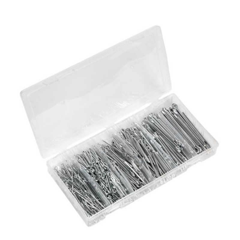 Sealey AB001SP Metric/Imperial Split Pin Assortment 555pc - Small Sizes
