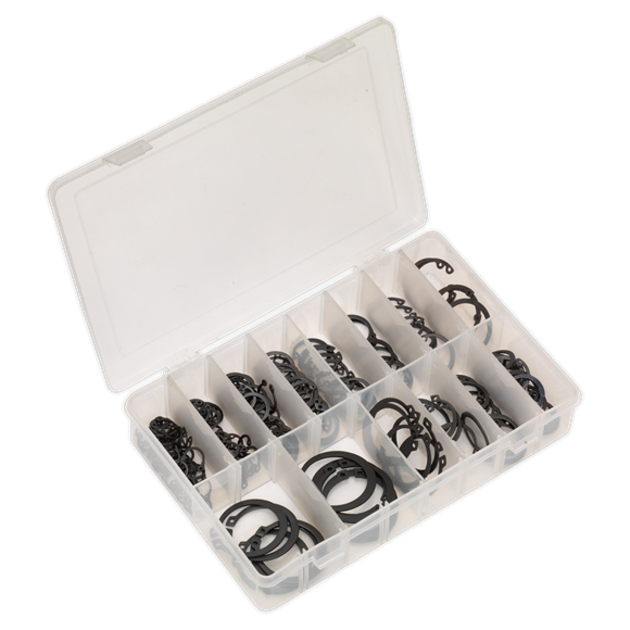 Sealey AB017CC Circlip Assortment Internal & External 200pc