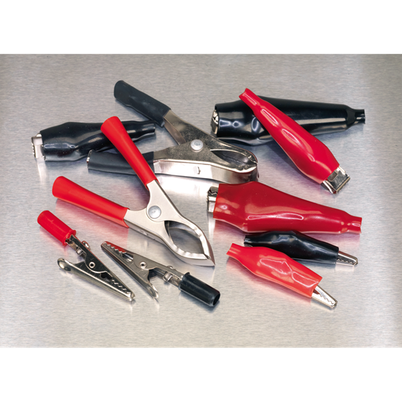 Sealey AB023CA Crocodile Clip Assortment 60pc - Black & Red