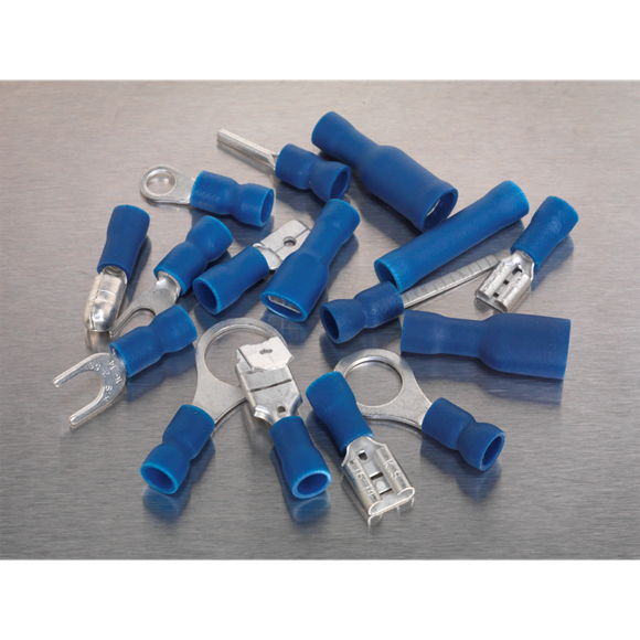 Sealey AB040BT Crimp Terminal Assortment 280pc Blue