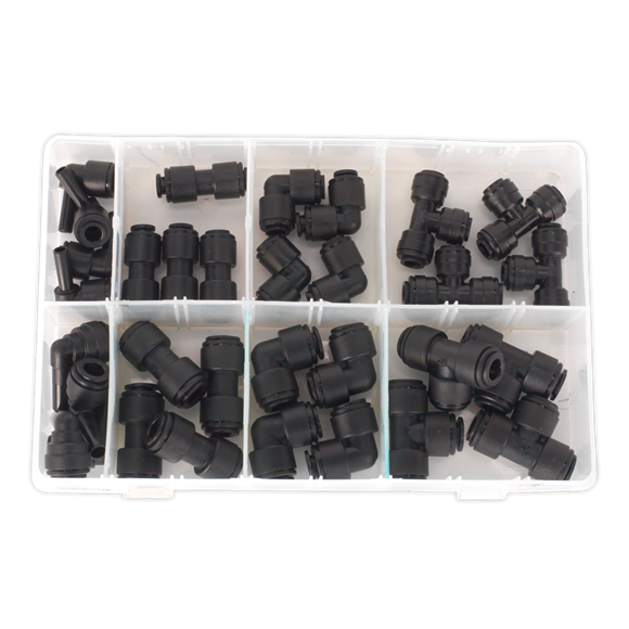 Sealey AB069JG Speedfit® Coupling Assortment 32pc Ø6 & Ø8mm Metric