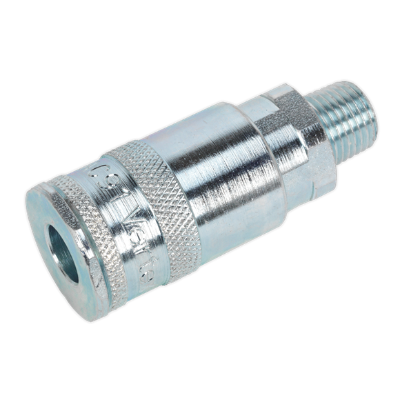 Sealey AC16BP Coupling Body Male 1/4"BSPT Pack of 50