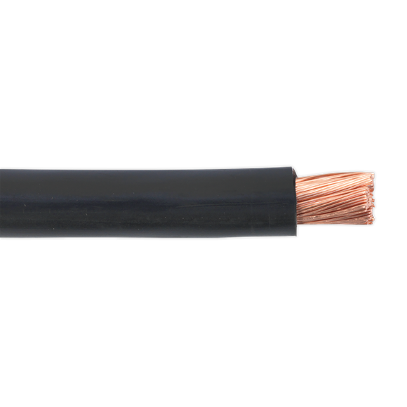 Sealey AC40SQBK Automotive Starter Cable 315/0.40mm 40mm² 300A 10m Black