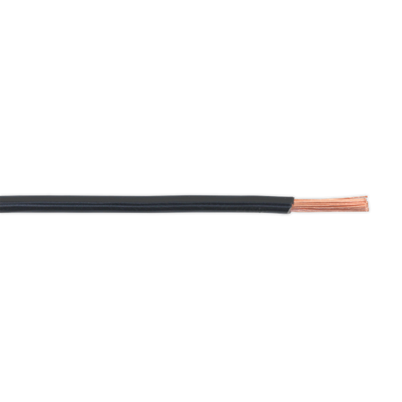 Sealey AC4430BK Automotive Cable Thin Wall Single 3mm² 44/0.30mm 30m Black