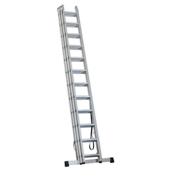 Sealey ACL312 Extension Combination Ladder 3 x 12 Aluminium - EN 131