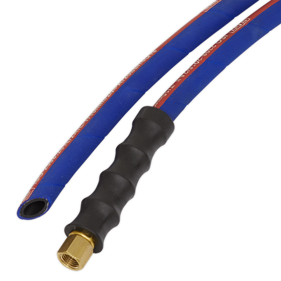 Sealey AH10R Extra-Heavy-Duty Air Hose with 1/4"BSP Unions 10m x 8mm