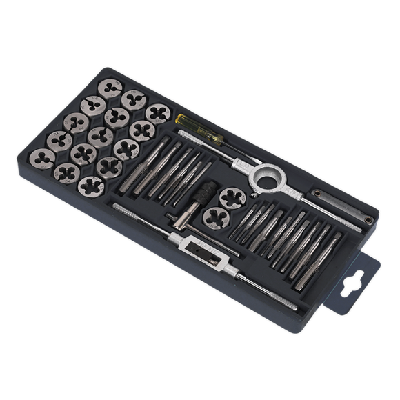 Sealey AK301 Tap & Die Set 40pc Split Dies Metric